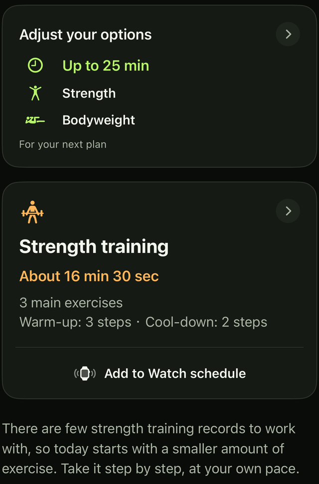 Today’s conditions, strength plan and explanation